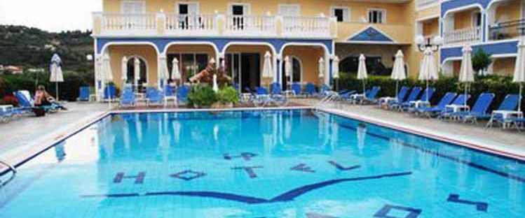 teren hotelu, obiekt, basen