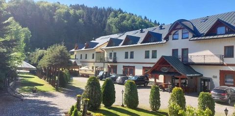 obiekt, teren hotelu, góry