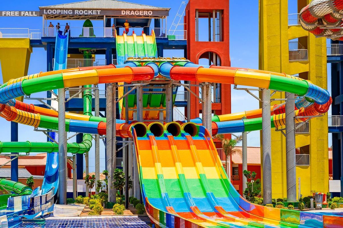 aquapark, zjeżdżalnia