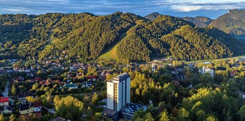 obiekt, teren hotelu, góry