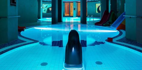 basen, aquapark, zjeżdżalnia