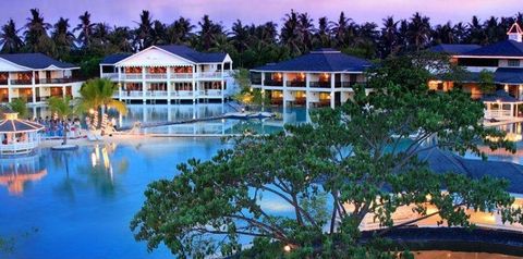 obiekt, teren hotelu, basen