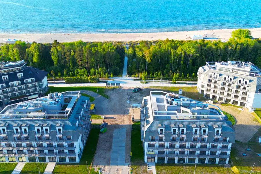 teren hotelu, obiekt, plaża