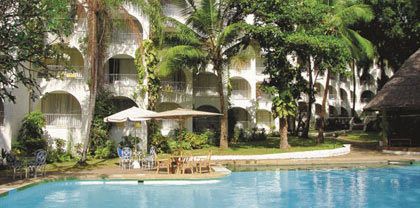 teren hotelu, obiekt, basen