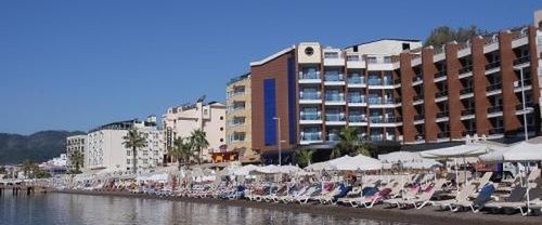 teren hotelu, obiekt, plaża