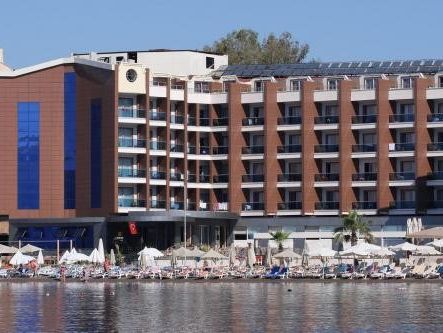teren hotelu, plaża, obiekt