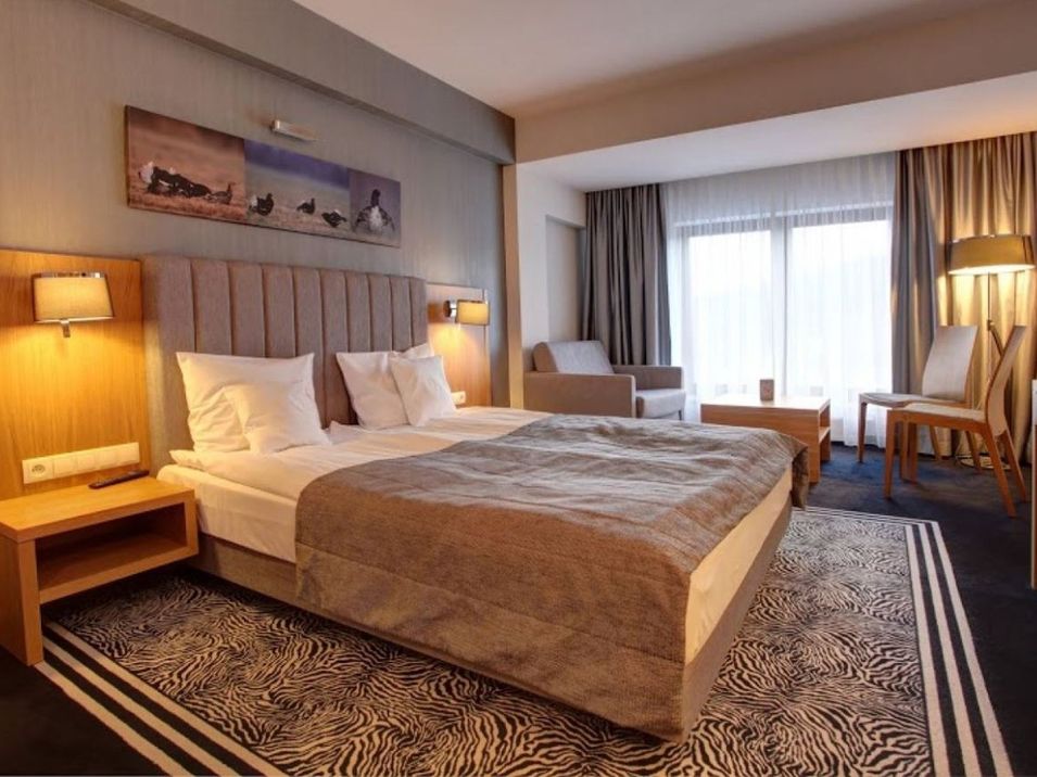teren hotelu, pokój