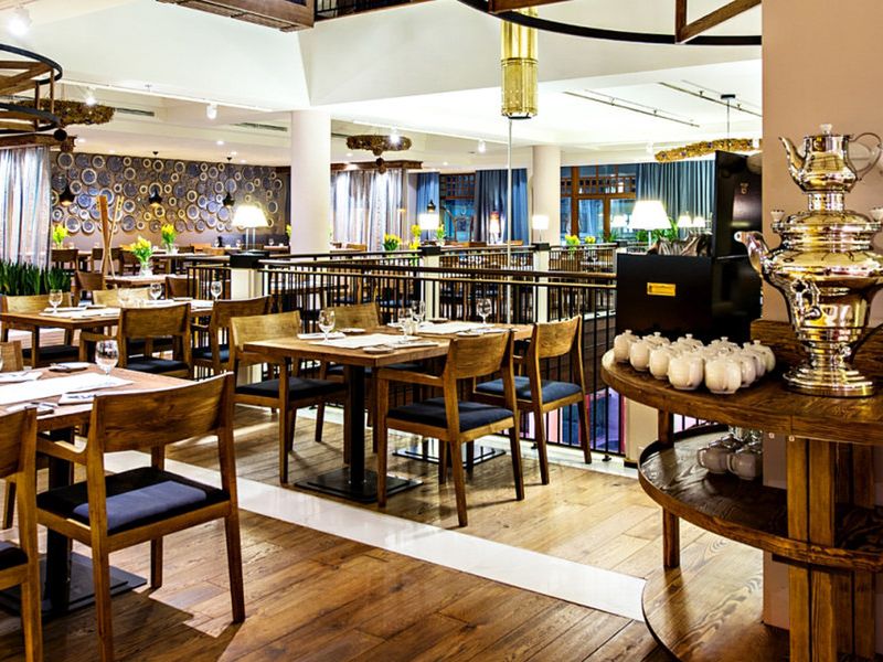 teren hotelu, restauracja