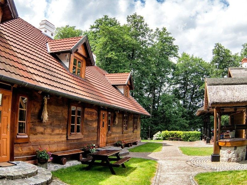obiekt, teren hotelu