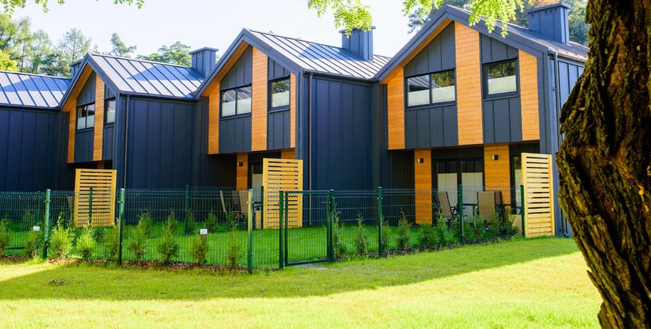 bungalowy, teren hotelu
