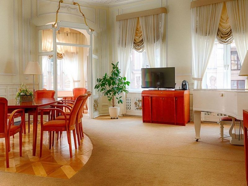 teren hotelu, pokój