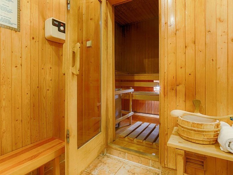 teren hotelu, sauna