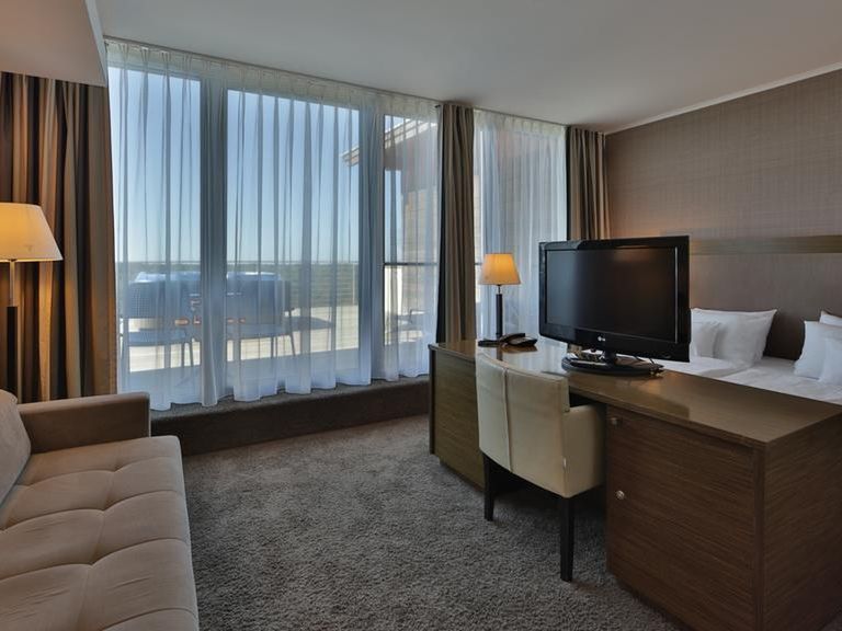 teren hotelu, pokój