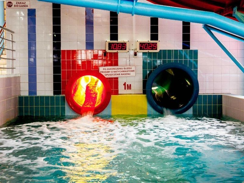 aquapark, zjeżdżalnia