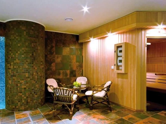 teren hotelu, sauna
