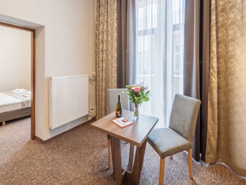 teren hotelu, pokój