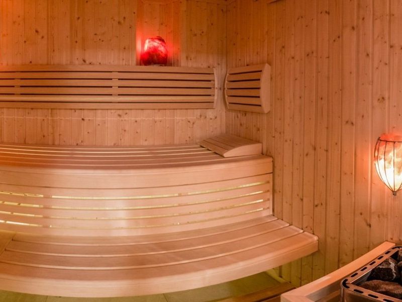 teren hotelu, sauna