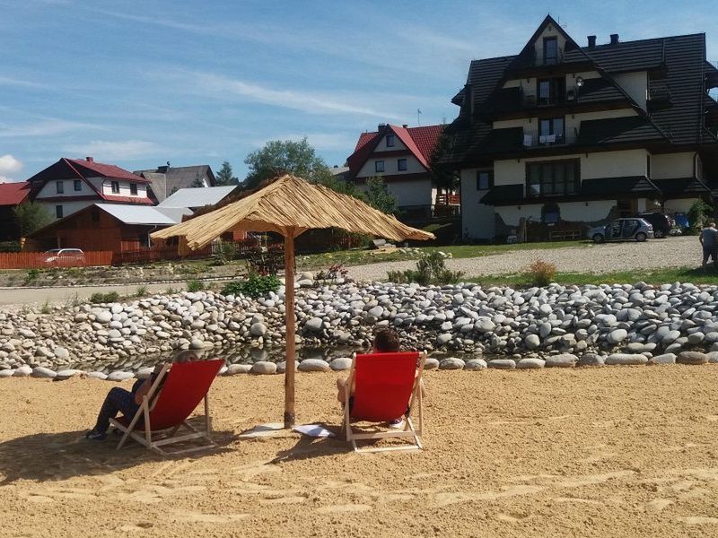 obiekt, teren hotelu