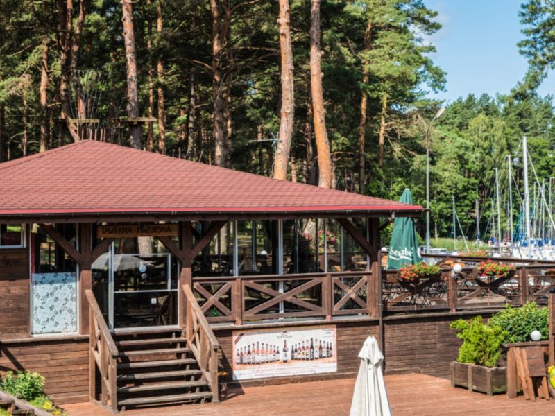 teren hotelu, restauracja