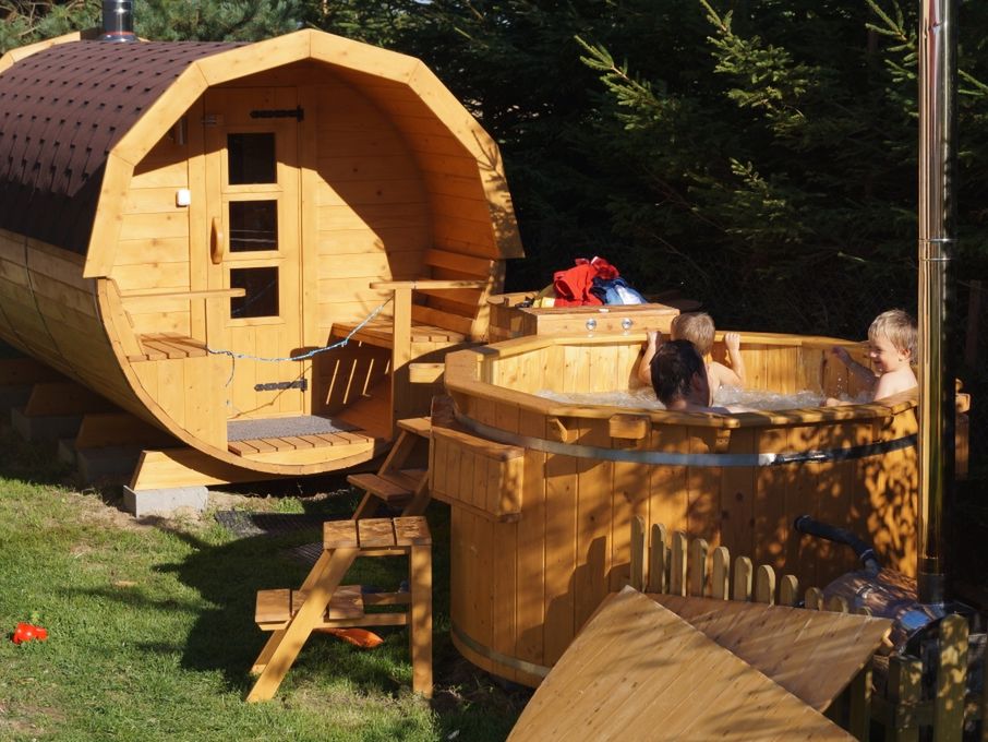 obiekt, teren hotelu, sauna