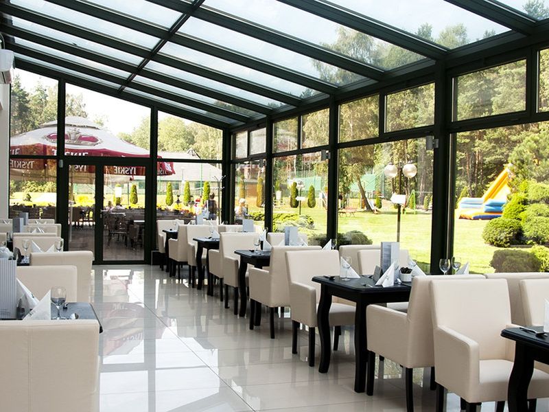 obiekt, teren hotelu, restauracja