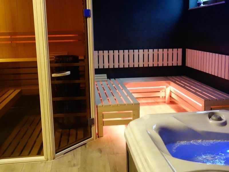 teren hotelu, sauna