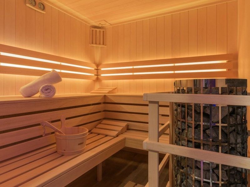 teren hotelu, sauna