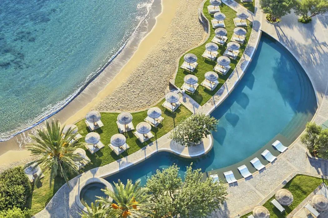 teren hotelu, plaża