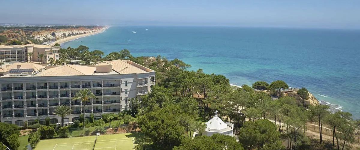 obiekt, teren hotelu, plaża