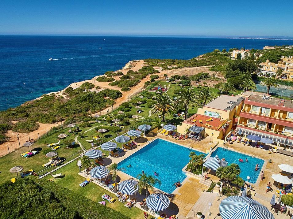 obiekt, teren hotelu, basen, plaża