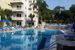 obiekt, teren hotelu, basen