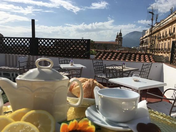 obiekt, balkon / taras, góry