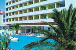 teren hotelu, basen, obiekt