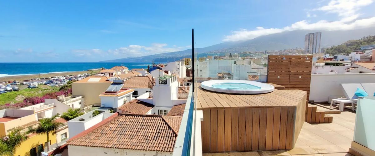 balkon / taras, góry, jacuzzi