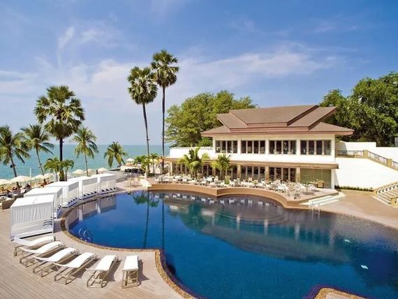teren hotelu, basen