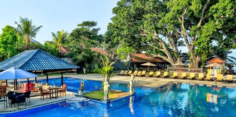 teren hotelu, basen, plaża