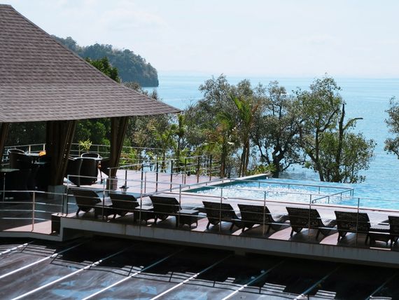 teren hotelu, basen
