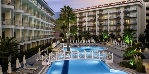 obiekt, teren hotelu, basen