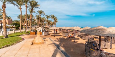 teren hotelu, plaża