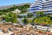 obiekt, teren hotelu, plaża