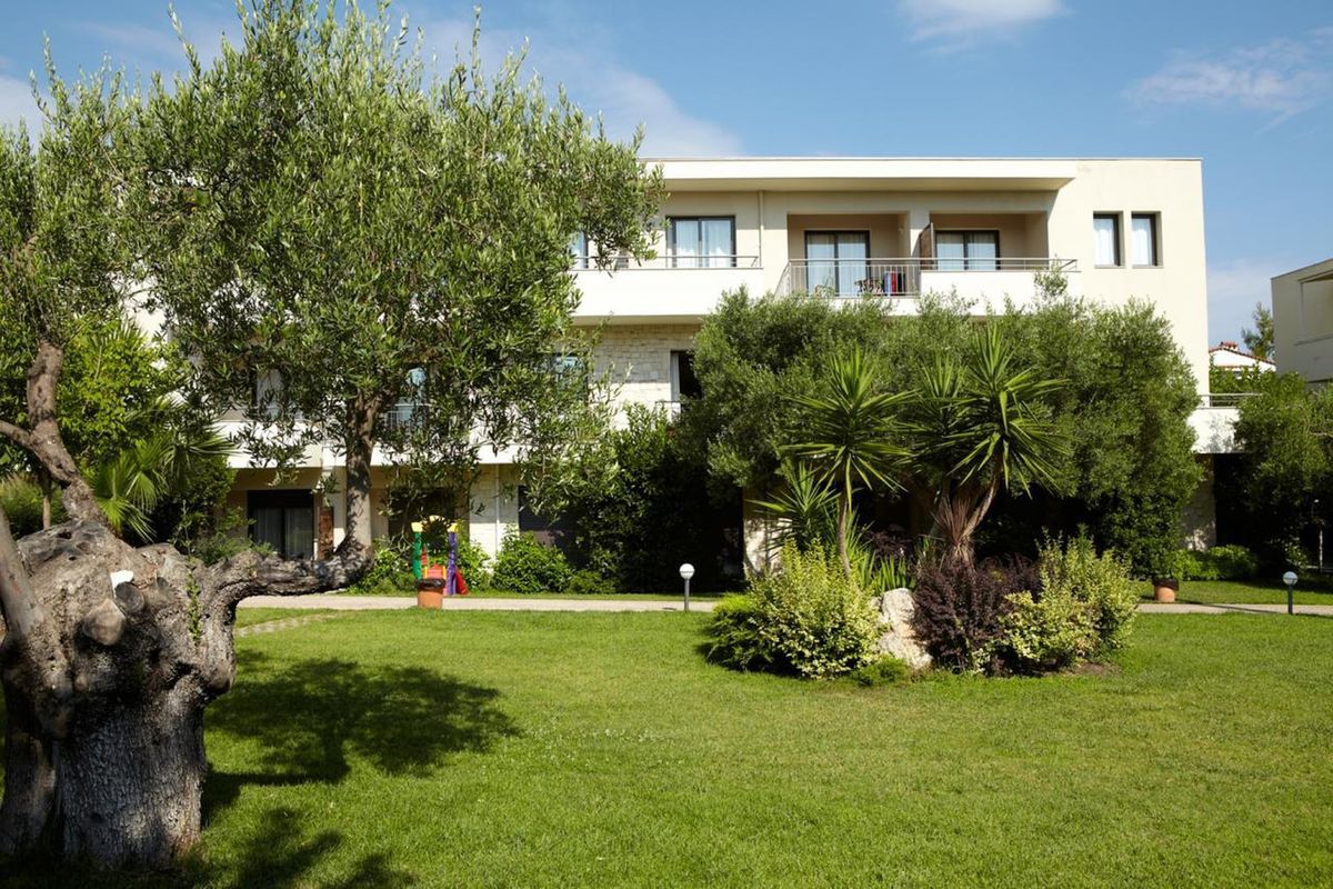 obiekt, teren hotelu