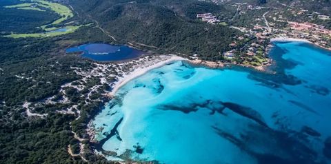 pole golfowe, plaża, góry