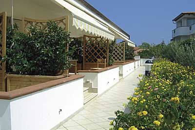 balkon / taras, teren hotelu