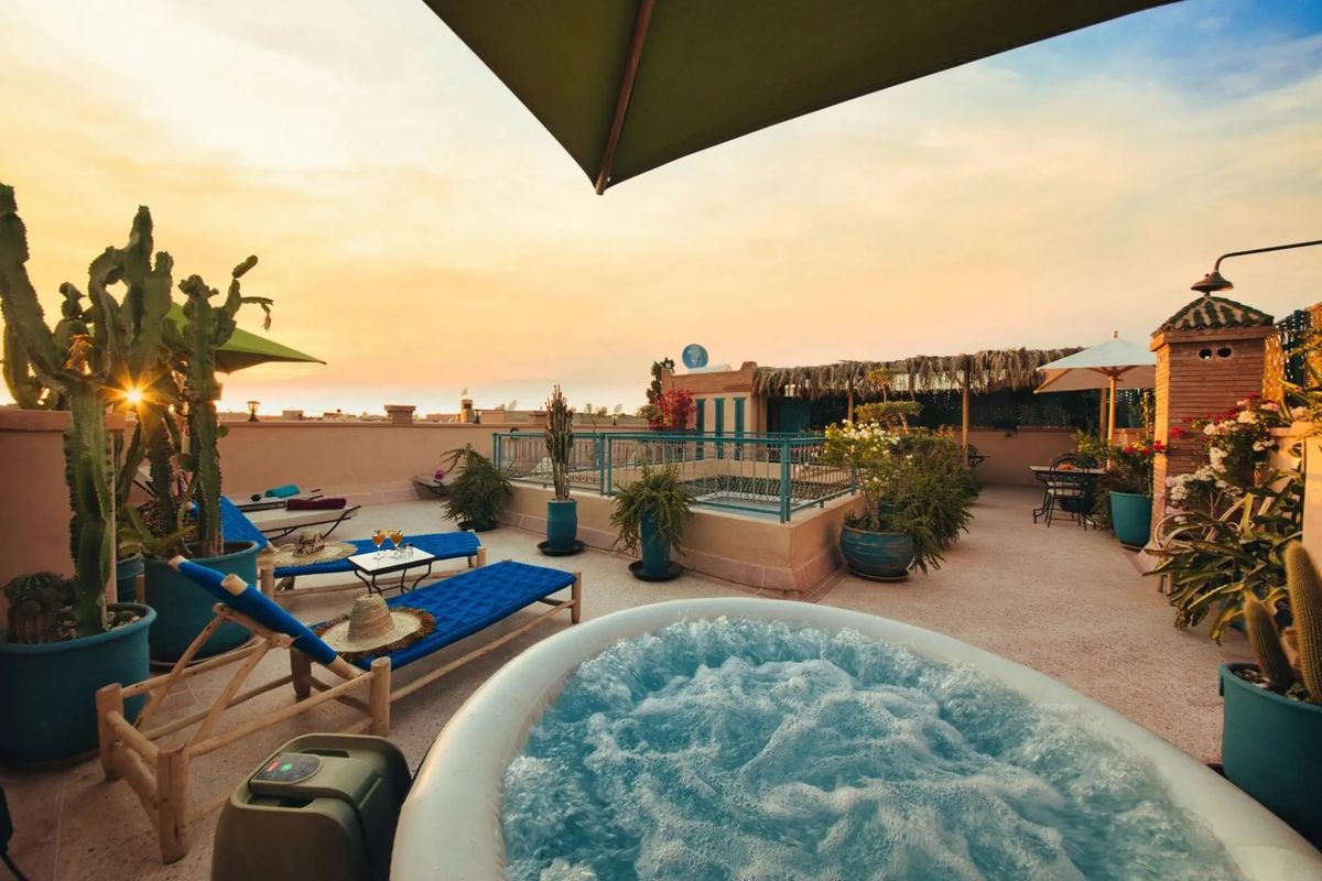 balkon / taras, jacuzzi