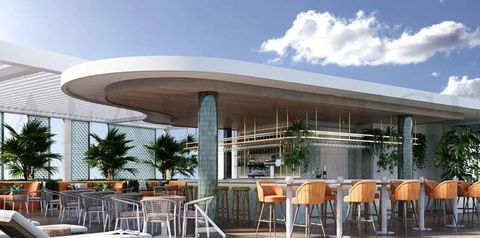 teren hotelu, drink bar