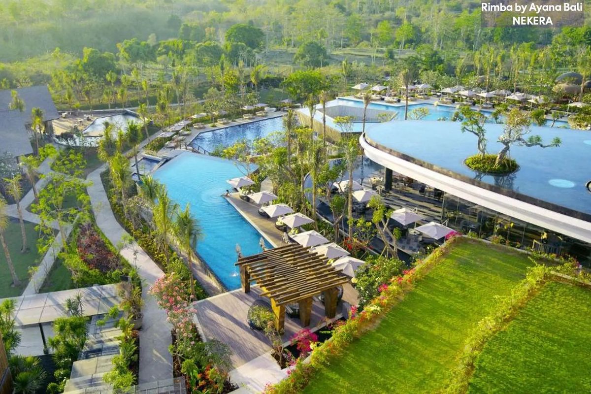teren hotelu, basen