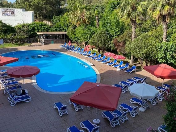 teren hotelu, basen