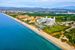 obiekt, teren hotelu, plaża
