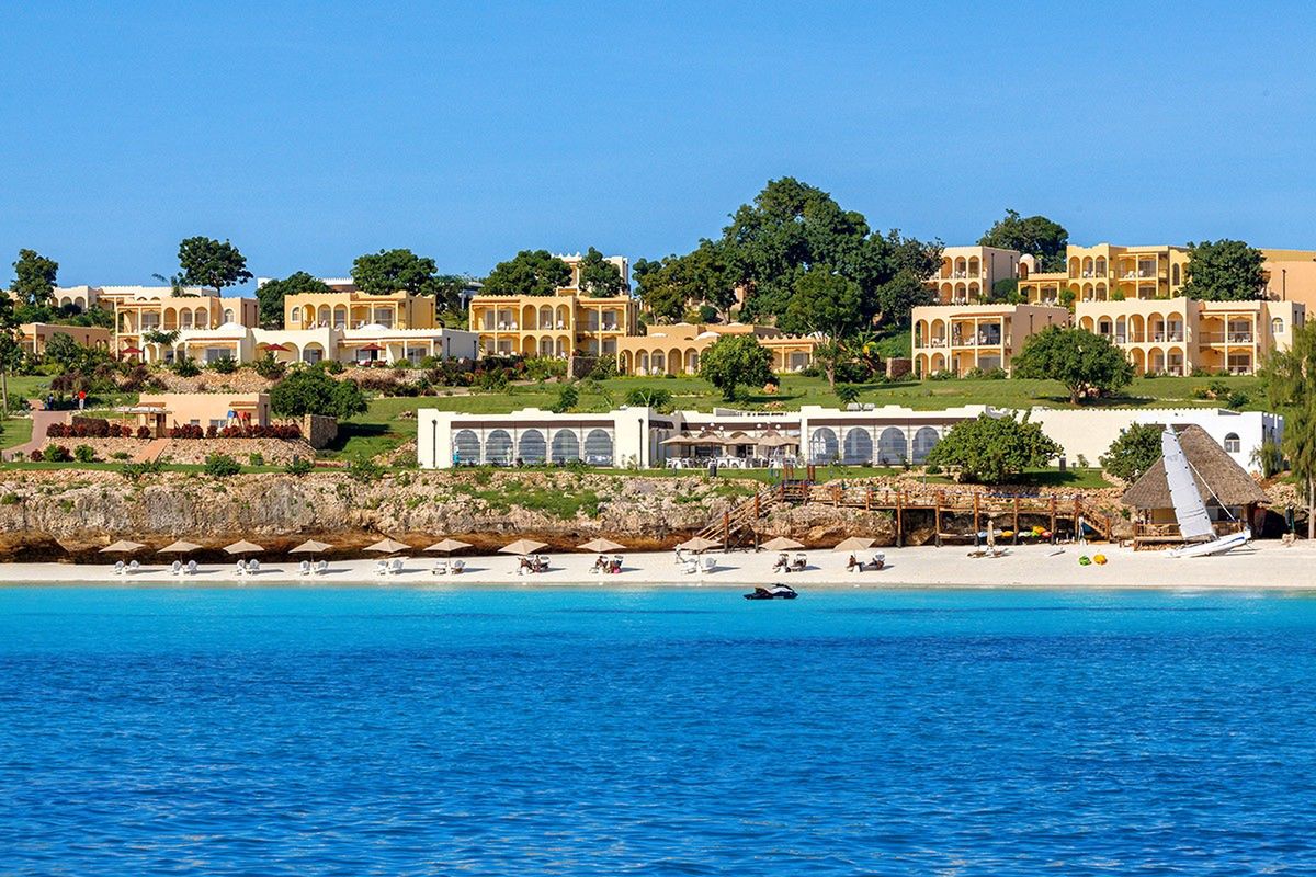 teren hotelu, plaża