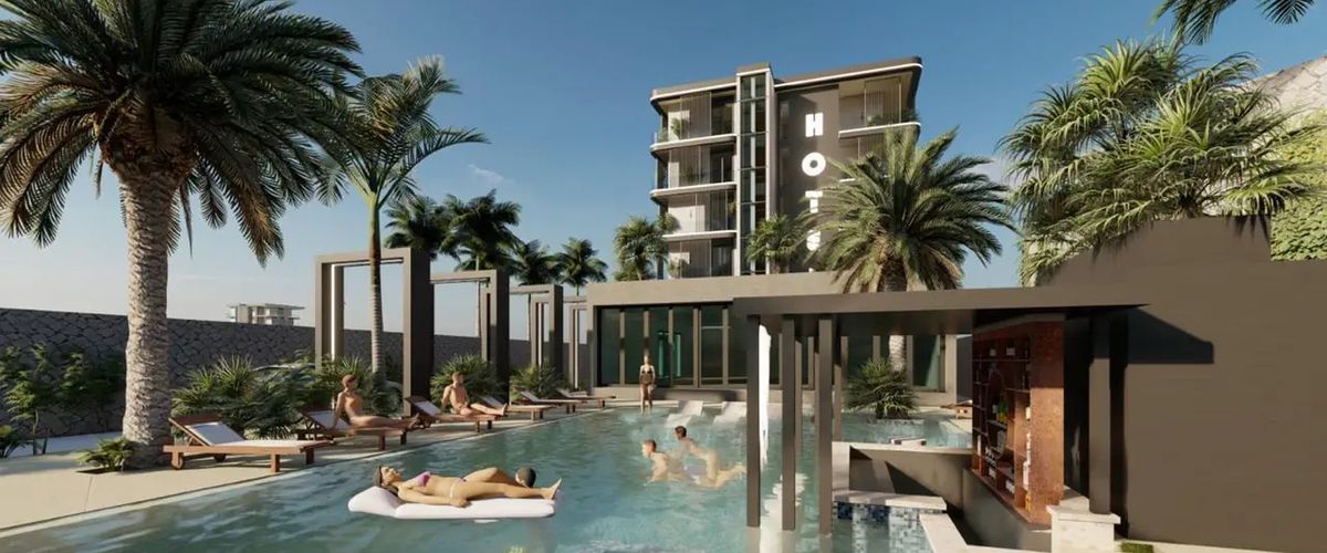 obiekt, basen, pool bar